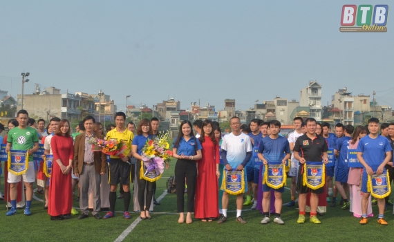 Giải bóng đá thanh niên Khối Doanh nghiệp tỉnh năm 2018